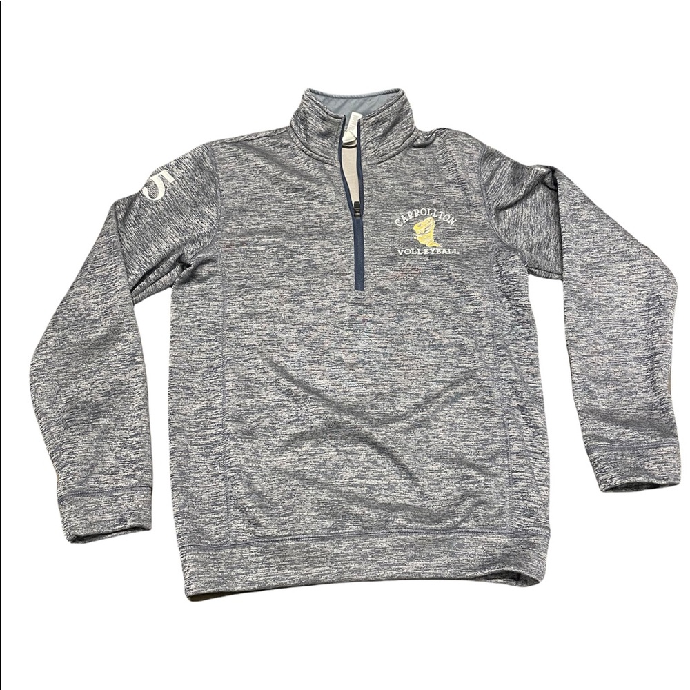 Carrollton Cyclones Volleyball quarter zip sweater